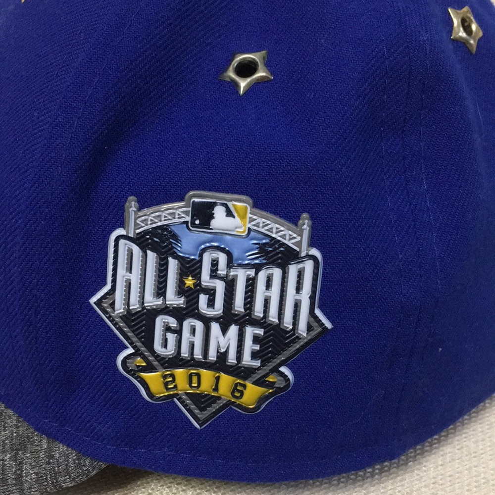 New Era 59FIFTY Toronto Blue Jays Hat 2016 All Star Game Patch - Picture 3 of 10